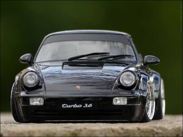 1:18 PORSCHE 911 964 Turbo Coupe 3.6 1993 Car "BadBoys1"